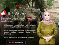 Kadis DLHK Bulukumba Andi Uke Indah Permatasari Terus Menghimbau Masyarakat Tetap Jaga Kebersihan