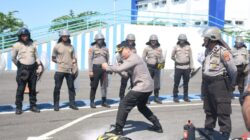 Kapolres Bulukumba AKBP Restu Wijayanto Pantau Langsung Latihan Dalmas, Ini Pesannya