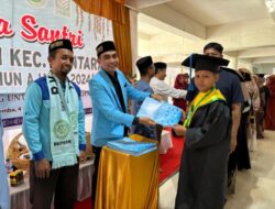 456 Santri dari 82 TPA Ikuti Wisuda LPPTKA-BKPRMI Gantarang Angkatan XXIV