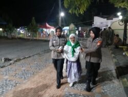 Polwan Polres Bulukumba Bantu Jamaah Haji Lansia, Wujud Kepedulian Humanis Polri