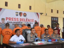 Operasi Pekat Lipu 2025: Polres Bulukumba Amankan 9 Tersangka