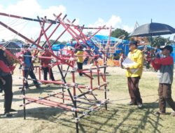 Hari Kedua Perkemahan Pramuka Madrasah Bulukumba, Lomba Bangunan Kreatif Jadi Ajang Unjuk Diri Peserta