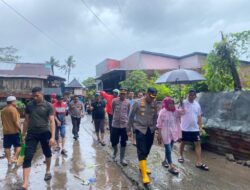 Kapolres Bulukumba Tinjau Langsung Lokasi Banjir di Lingkungan Batuppi, Kelurahan Bintarore