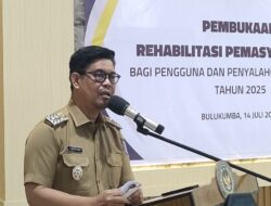 Wabup Edi Manaf Hadiri Pembukaan Program Rehabilitasi Narkotika di Lapas Kelas IIA Bulukumba