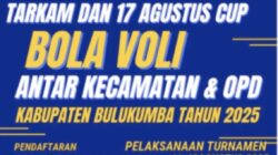 Disparpora Bulukumba Gelar Kejuaraan Bola Voli Tarkam & 17 Agustus Cup 2025