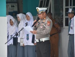 Kasat Lantas Jadi Irup di SMKN 1 Bulukumba, Sampaikan Edukasi Keselamatan Berlalu Lintas