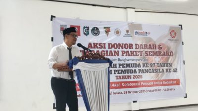 Srikandi Pemuda Pancasila Bulukumba Gelar Donor Darah dan Bagi Sembako Peringati Sumpah Pemuda dan HUT ke 42