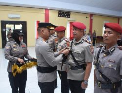 Polres Bulukumba Gelar Sertijab Kabag, Kasat dan Kapolsek, Ini Pesan Kapolres