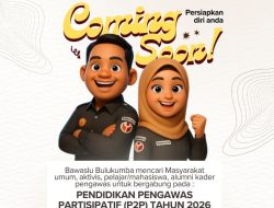 Bawaslu Bulukumba Buka Pendaftaran Pendidikan Pengawas Partisipatif 2026, Siapkan Generasi Pengawas untuk Pemilu Bermartabat