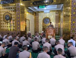 Personel Polres Bulukumba dan Siswa Latja SPN Batua Makassar Gelar Binrohtal