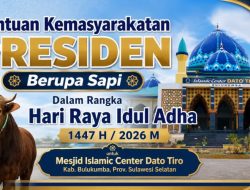 Bulukumba Berkurban 1.936 Ekor, Satu Ekor Sapi Bantuan Presiden RI