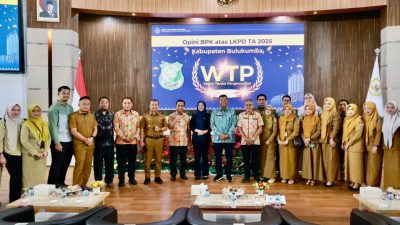 Pengelolaan Keuangan Pemkab Bulukumba Semakin Baik, Raih WTP Ke-13
