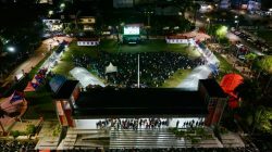 Nobar Semifinal Piala Dunia, Ribuan Warga Padati Lapangan Pemuda