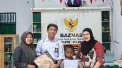 BAZNAS Bulukumba Bantu Seragam Sekolah, Fajar Kembali Mengenyam Pendidikan Lewat Program ATS