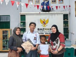 BAZNAS Bulukumba Bantu Seragam Sekolah, Fajar Kembali Mengenyam Pendidikan Lewat Program ATS
