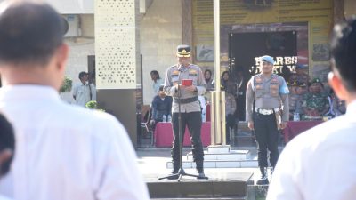 Polres Bulukumba dan Instansi Terkait Gelar Apel Kesiapsiagaan Karhutla, Antisipasi Dampak El Nino