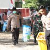 Jelang HUT ke-81 RI, TNI-Polri dan Beberapa Instansi Gelar Kerja Bakti di TMP Taccorong