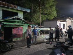 Kasat Samapta Polres Bulukumba Pimpin Patroli Malam Sasar Permukiman Padat Penduduk
