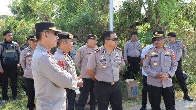 AKBP Luckyto Pantau Latihan Dalmas Personel Polres Bulukumba