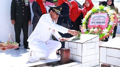 Wabup Bulukumba Andi Edi Manaf Ziarah ke Makam Pahlawan H. Andi Sultan Daeng Raja, Kenang Jasa Pejuang Kemerdekaan