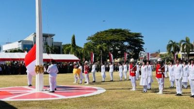 Paskibraka Bulukumba Sukses Kibarkan Sang Merah Putih di HUT ke-81 RI