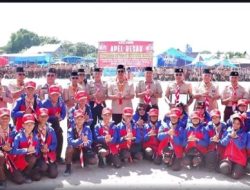 H. Safiuddin Hadiri Apel Besar Hari Pramuka ke-65, Lepas Kontingen Jambore Nasional XII