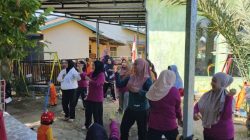 Jalin Keakaraban, Orang Tua Siswa TK Pelangi Diajak Senam Bersama