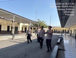 Wakapolres Bersama Pamapta dan Propam Cek Kebersihan Mako, Pastikan Area Parkir Tertata